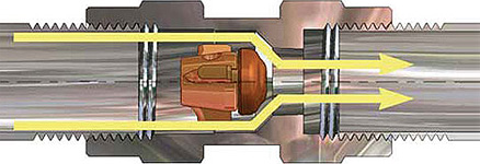 FireBag_xsection1 FireBag under normal operating conditions